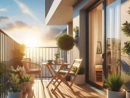 vente appartement neuf 2 pièces 41m2 dammarie-les-lys - 220000 € - surface privée