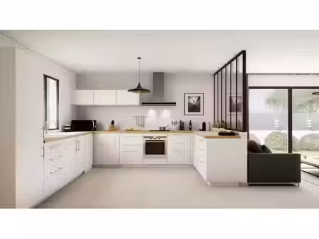 vente maison neuf 4 pièces 95m2 houdan - 367000 € - surface privée