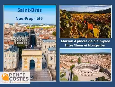 vente en nue propriété - f70-h75 ans - st bres (34670)