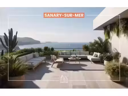 vente appartement neuf 4 pièces 111m2 sanary-sur-mer - 1150000 € - surface privée