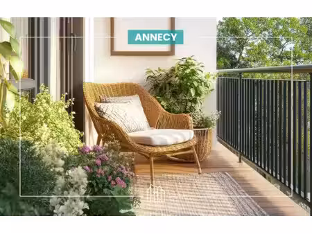 vente appartement neuf 4 pièces 84m2 annecy - 524000 € - surface privée