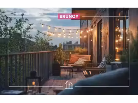 vente appartement neuf 2 pièces 42m2 brunoy - 220663 € - surface privée