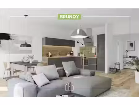 vente appartement neuf 2 pièces 42m2 brunoy - 221800 € - surface privée