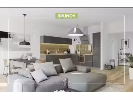 vente appartement neuf 2 pièces 44m2 brunoy - 247962 € - surface privée