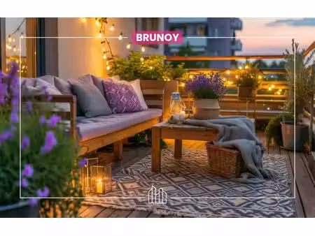vente appartement neuf 3 pièces 66m2 brunoy - 309384 € - surface privée