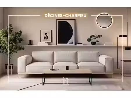 vente appartement neuf 2 pièces 39m2 décines-charpieu - 214407 € - surface privée
