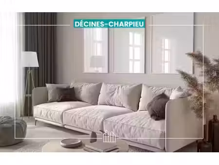 vente appartement neuf 3 pièces 55m2 décines-charpieu - 231499 € - surface privée