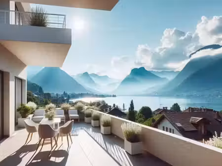 vente appartement neuf 3 pièces 65m2 annecy - 473000 € - surface privée