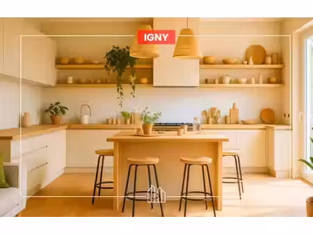vente appartement neuf 2 pièces 43m2 igny - 257000 € - surface privée