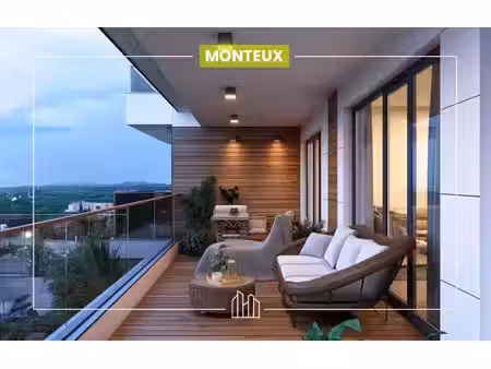 vente appartement neuf 2 pièces 43m2 monteux - 174000 € - surface privée