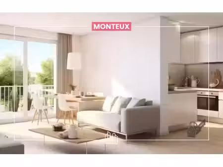 vente appartement neuf 3 pièces 59m2 monteux - 240000 € - surface privée