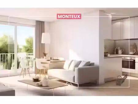 vente appartement neuf 3 pièces 60m2 monteux - 222000 € - surface privée