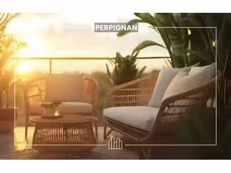 vente appartement neuf 3 pièces 63m2 perpignan - 314000 € - surface privée
