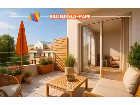 vente appartement neuf 4 pièces 84m2 rillieux-la-pape - 300000 € - surface privée