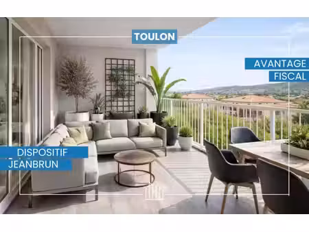 vente appartement neuf 2 pièces 41m2 toulon - 238863 € - surface privée