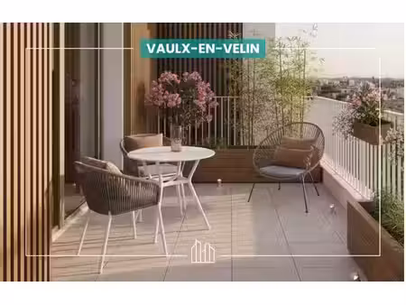 vente appartement neuf 3 pièces 64m2 vaulx-en-velin - 304834 € - surface privée