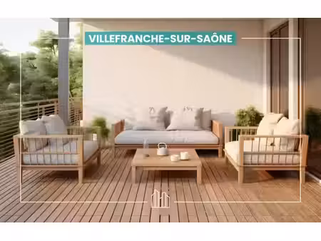 vente appartement neuf 4 pièces 78m2 villefranche-sur-saône - 359000 € - surface privée