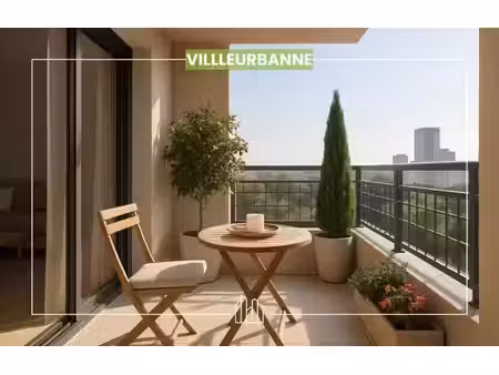 vente appartement neuf 4 pièces 91m2 villeurbanne - 450000 € - surface privée
