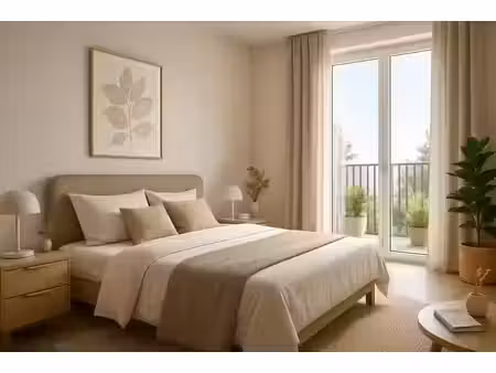 vente appartement neuf 2 pièces 50m2 asnières-sur-seine - 409000 € - surface privée