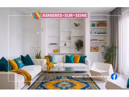 vente appartement neuf 4 pièces 78m2 asnières-sur-seine - 539000 € - surface privée