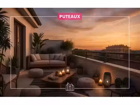 vente appartement neuf 1 pièces 39m2 puteaux - 400000 € - surface privée