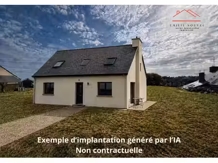 à pleubian  imaginez votre future maison au calme  à deux pas du centre-bourg