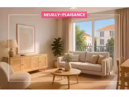vente appartement neuf 2 pièces 41m2 neuilly-plaisance - 271999 € - surface privée