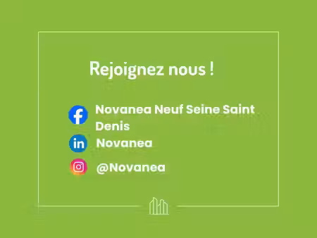 vente appartement neuf 2 pièces 44m2 aubervilliers - 286500 € - surface privée