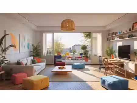 vente appartement neuf 2 pièces 46m2 aubervilliers - 251266 € - surface privée