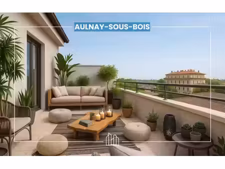 vente appartement neuf 3 pièces 62m2 aulnay-sous-bois - 278000 € - surface privée