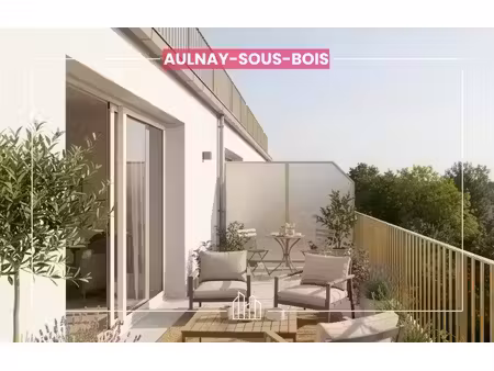 vente appartement neuf 4 pièces 37m2 aulnay-sous-bois - 184000 € - surface privée