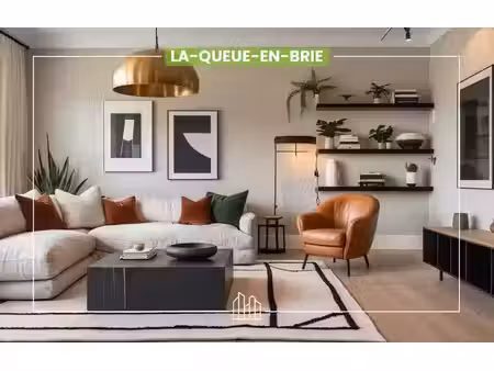 vente appartement neuf 3 pièces 61m2 la queue-en-brie - 300000 € - surface privée