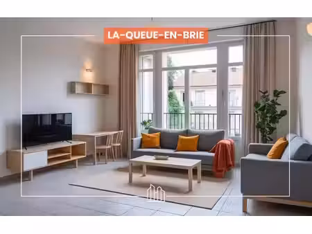 vente appartement neuf 2 pièces 46m2 la queue-en-brie - 232000 € - surface privée