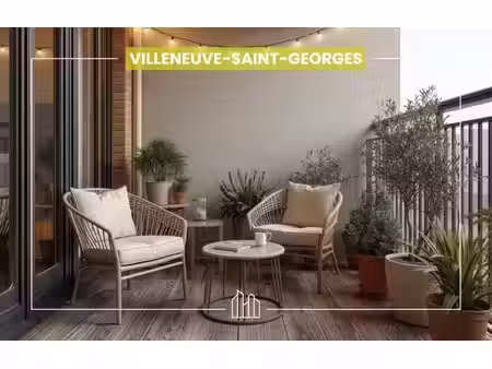 vente appartement neuf 4 pièces 74m2 villeneuve-saint-georges - 335431 € - surface privée