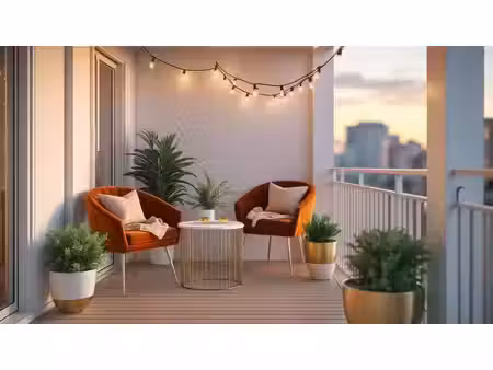 vente appartement neuf 2 pièces 43m2 villiers-sur-marne - 239291 € - surface privée