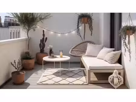 vente appartement neuf 2 pièces 39m2 louvres - 194000 € - surface privée
