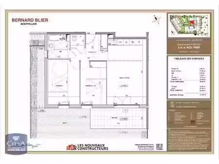 appartement à louer 3 pièces 60.8 m² - montpellier (34) - 1 003€