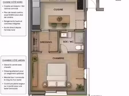 vente appartement 1 pièce 29.32 m² à gleizé (69400)  83 000 €
