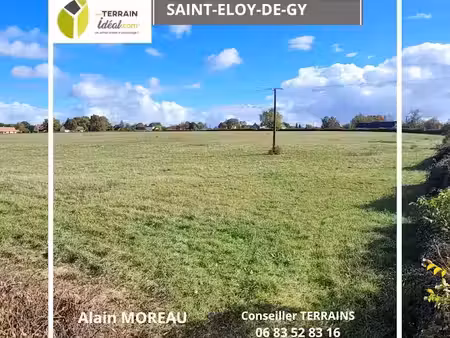 vente terrain 1327 m² à saint-eloy-de-gy (18110)  39 500 €