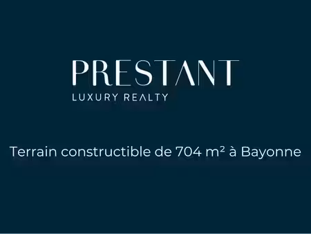 terrain constructibe à 10 minutes du centre de bayonne