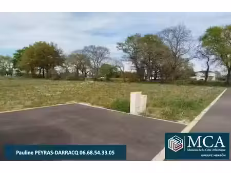 vente terrain 628 m² à pomarez (40360)  46 000 €