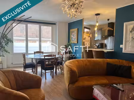 appartement t3 de 72 m² avec place de stationnement