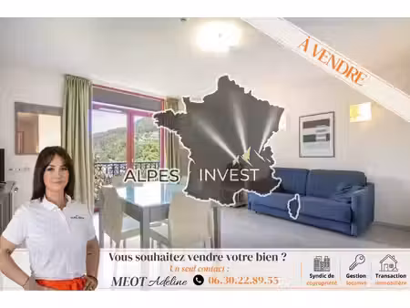 t2 meuble avec balcon - allevard