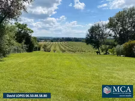 vente terrain 1500 m² ruch (33350)