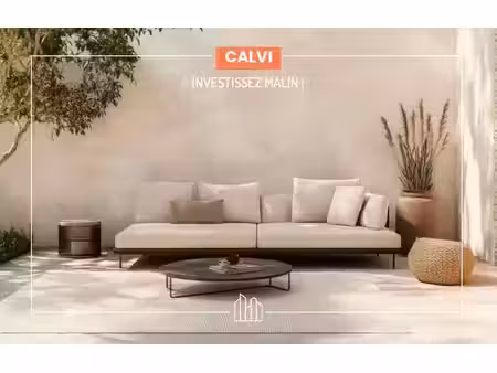 vente appartement neuf 3 pièces 76m2 calvi - 459112 € - surface privée