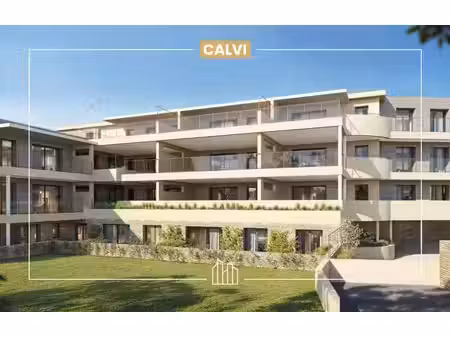 vente appartement neuf 4 pièces 104m2 calvi - 583140 € - surface privée