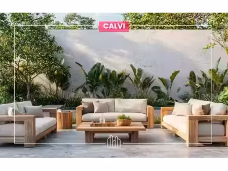 vente appartement neuf 4 pièces 87m2 calvi - 474552 € - surface privée