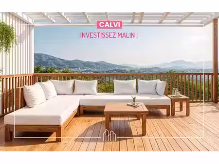 vente appartement neuf 4 pièces 87m2 calvi - 490947 € - surface privée