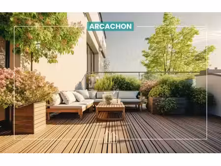 vente appartement neuf 4 pièces 83m2 arcachon - 855000 € - surface privée