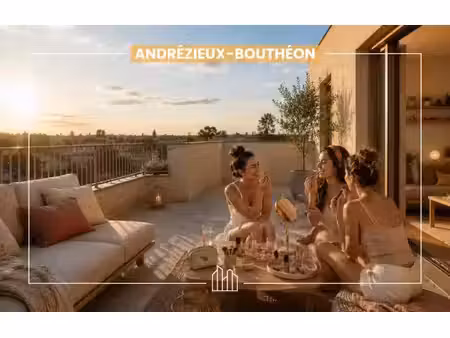 vente appartement neuf 2 pièces 57m2 andrézieux-bouthéon - 180000 € - surface privée